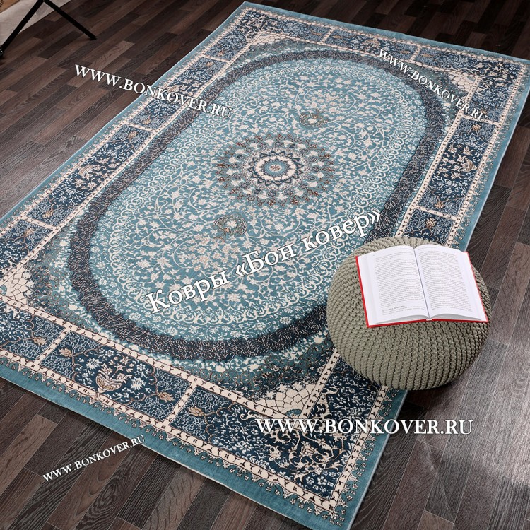 Турецкий Ковер Для гостиной New дизайн 75 Синий